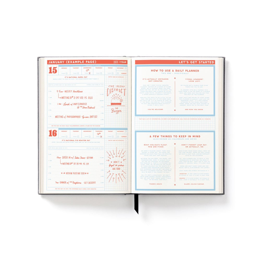 The Perpetually Late Show Undated Standard Planner