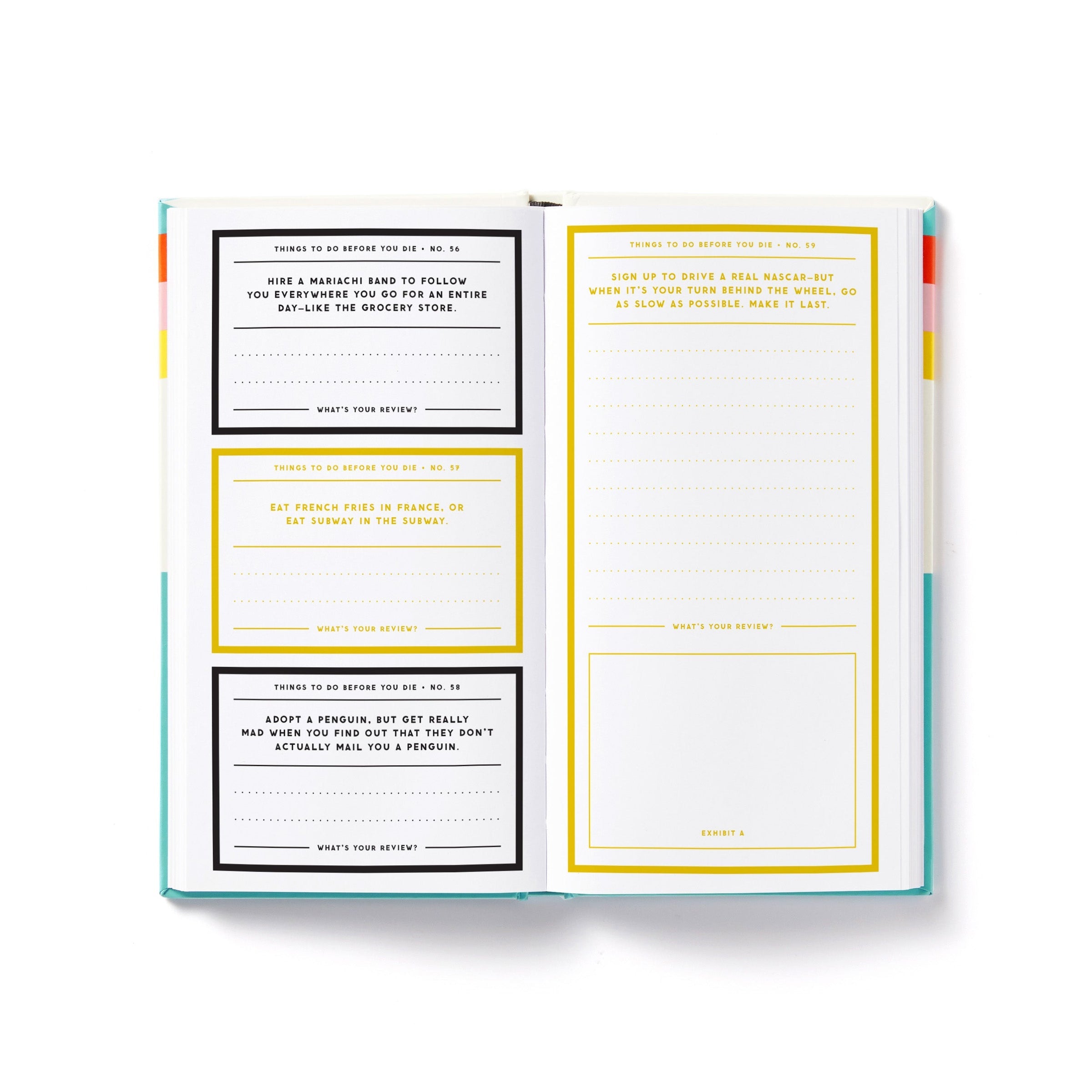 A Million Things to do Before You Die