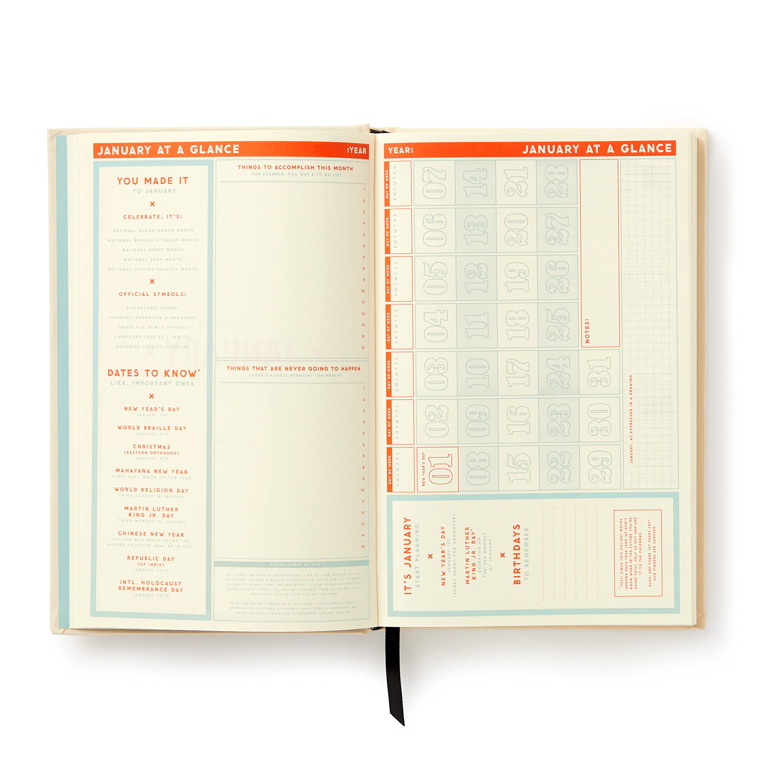 Big Plans Undated Standard Planner