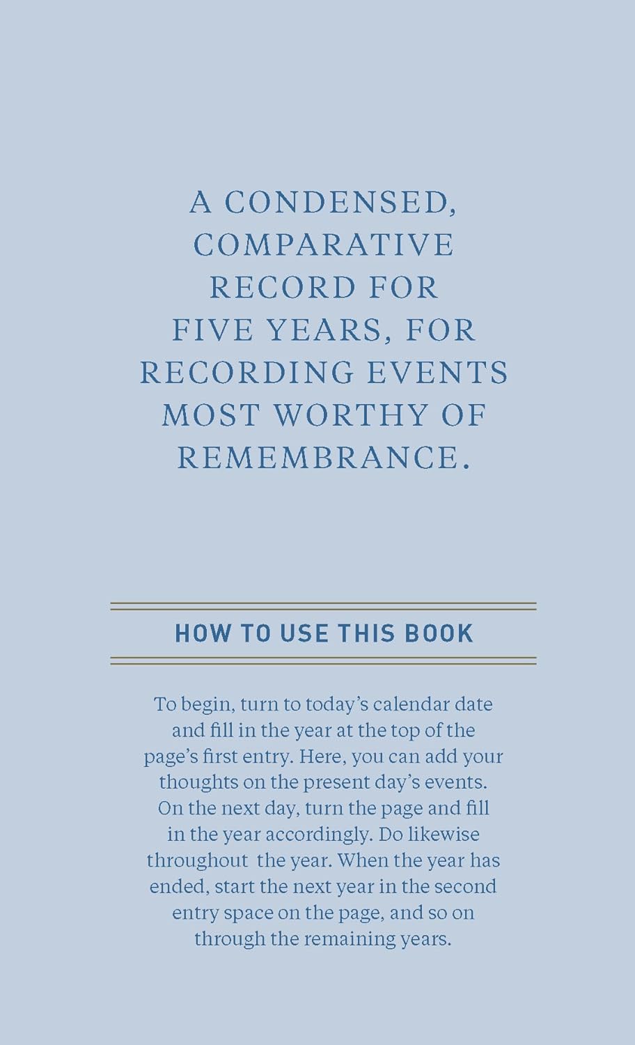 Denim One Line a Day