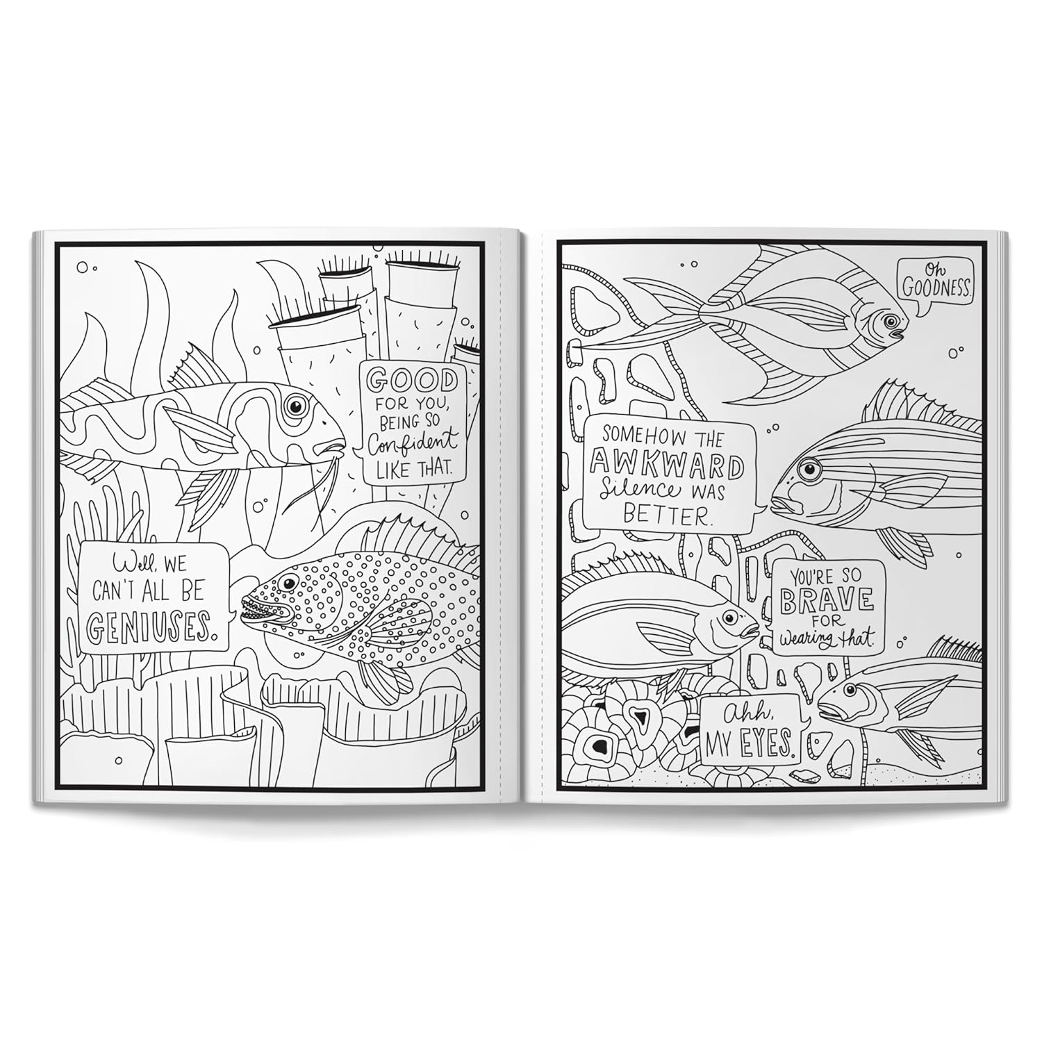 Judgy Fish Coloring Book