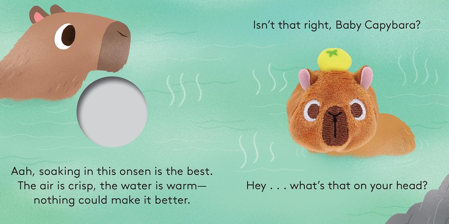 Baby Capybara: Finger Puppet Book