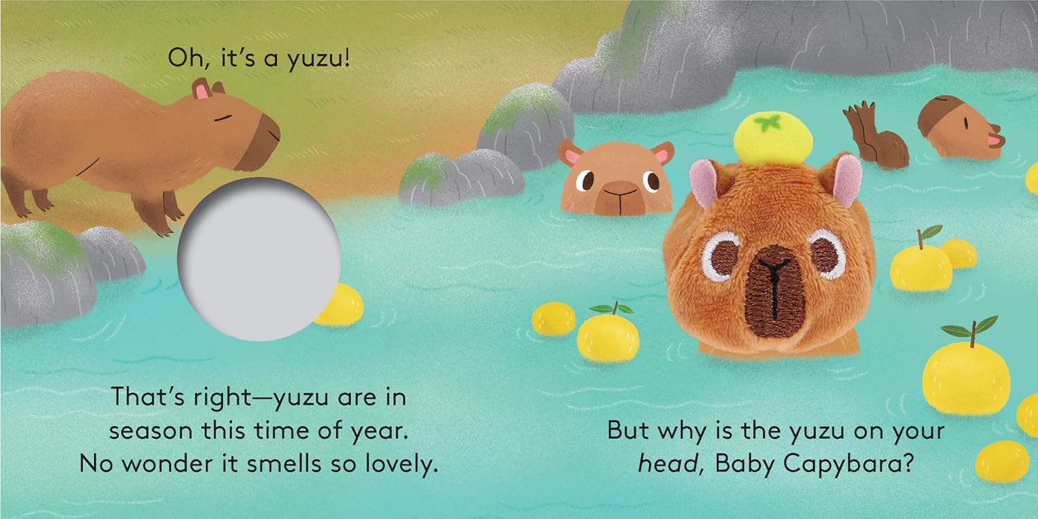 Baby Capybara: Finger Puppet Book