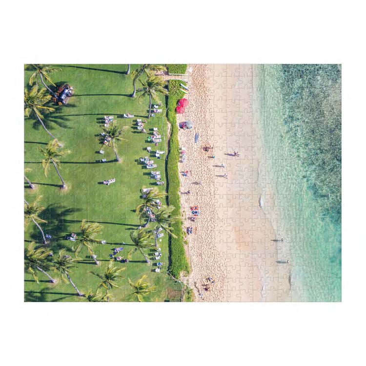 Gray Malin The Hawaii Beach Double Sided 500 Piece Puzzle