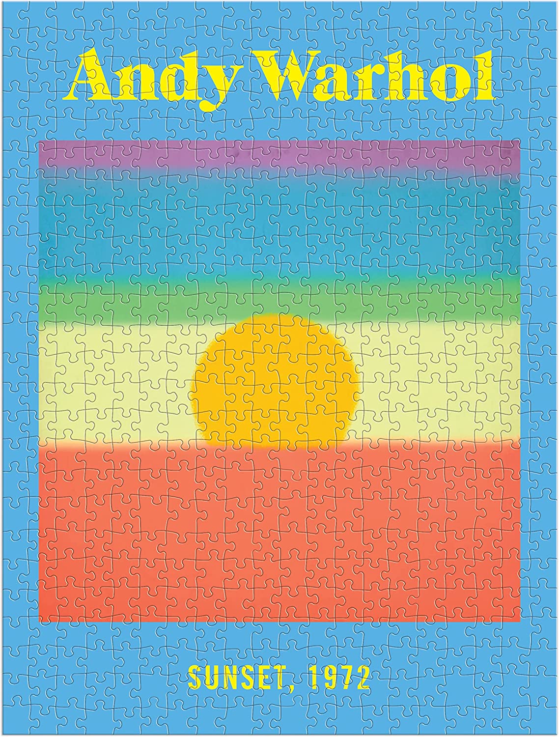Andy Warhol Sunset 500 Piece Book Puzzle