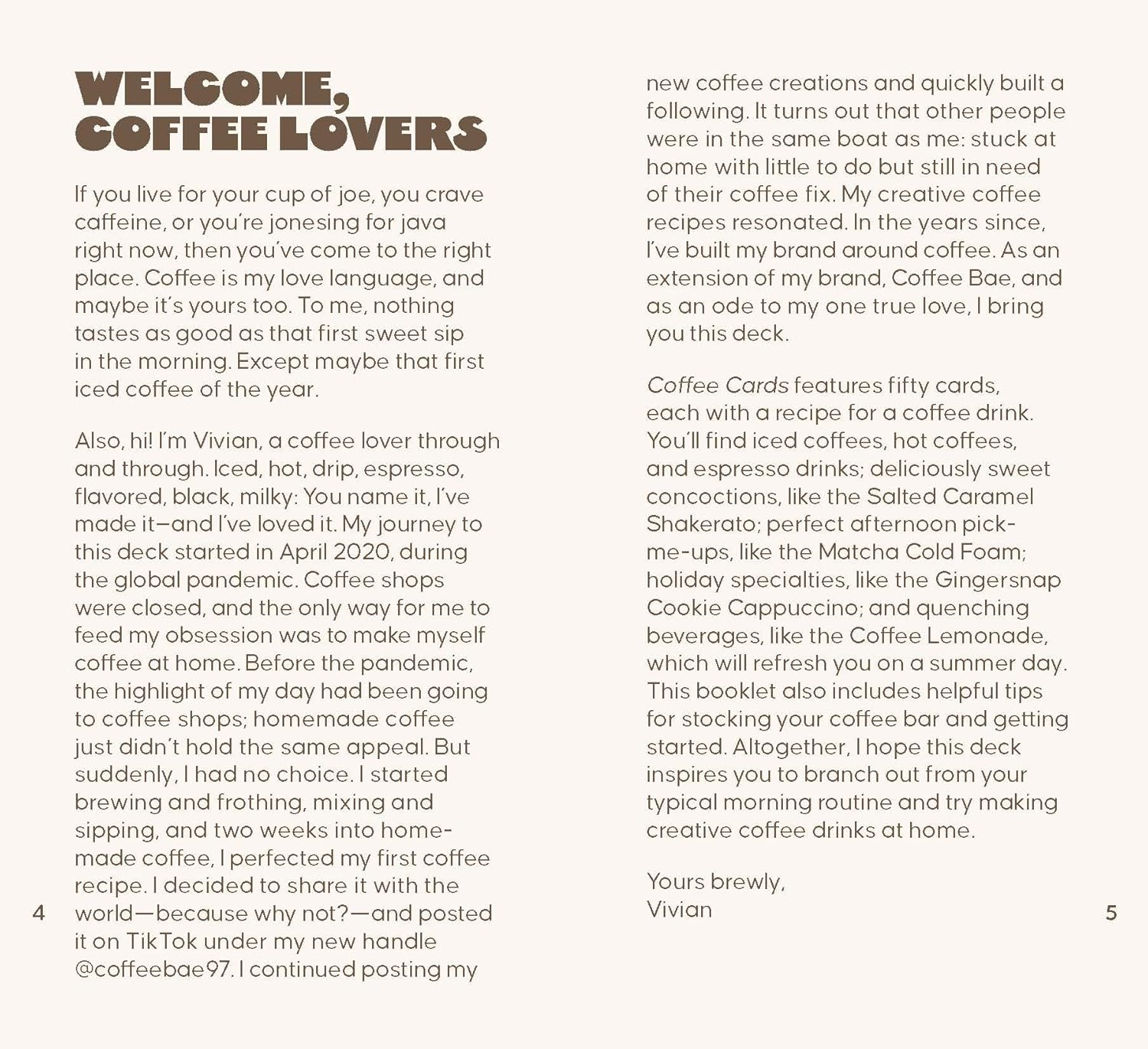 Coffee Cards - 50 Recipes for a Better Brew