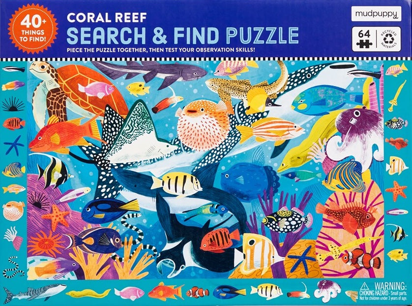 Coral Reef - 64 Piece Search & Find Puzzle