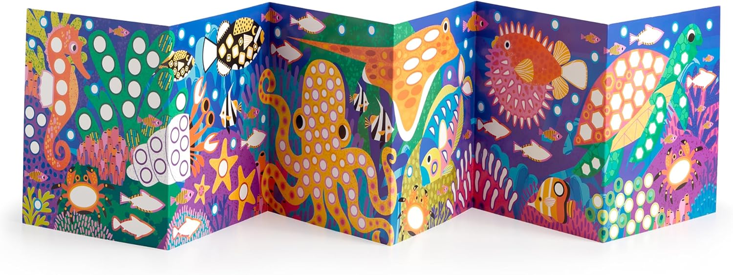 Ocean Life Sticker Sparkle Poster Activity Kit