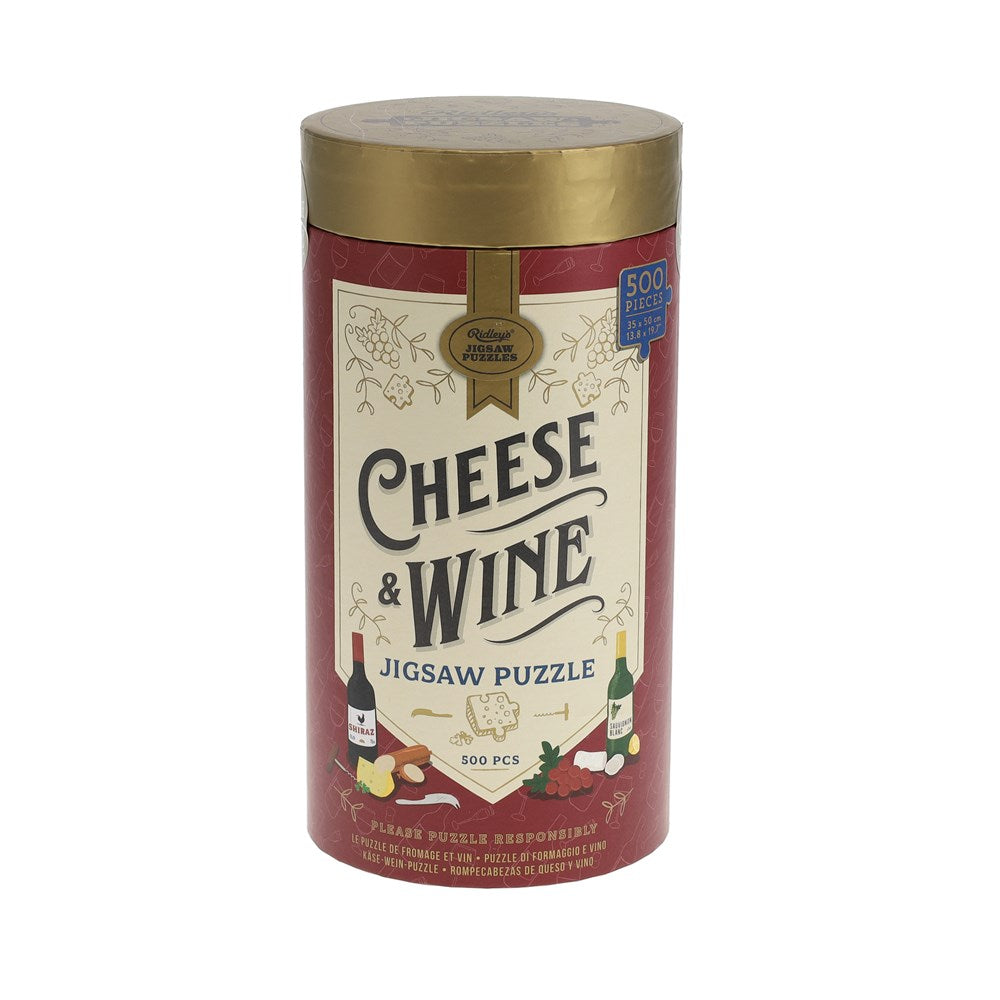 Cheese and Wine - 500 Piece Jigsaw Puzzle