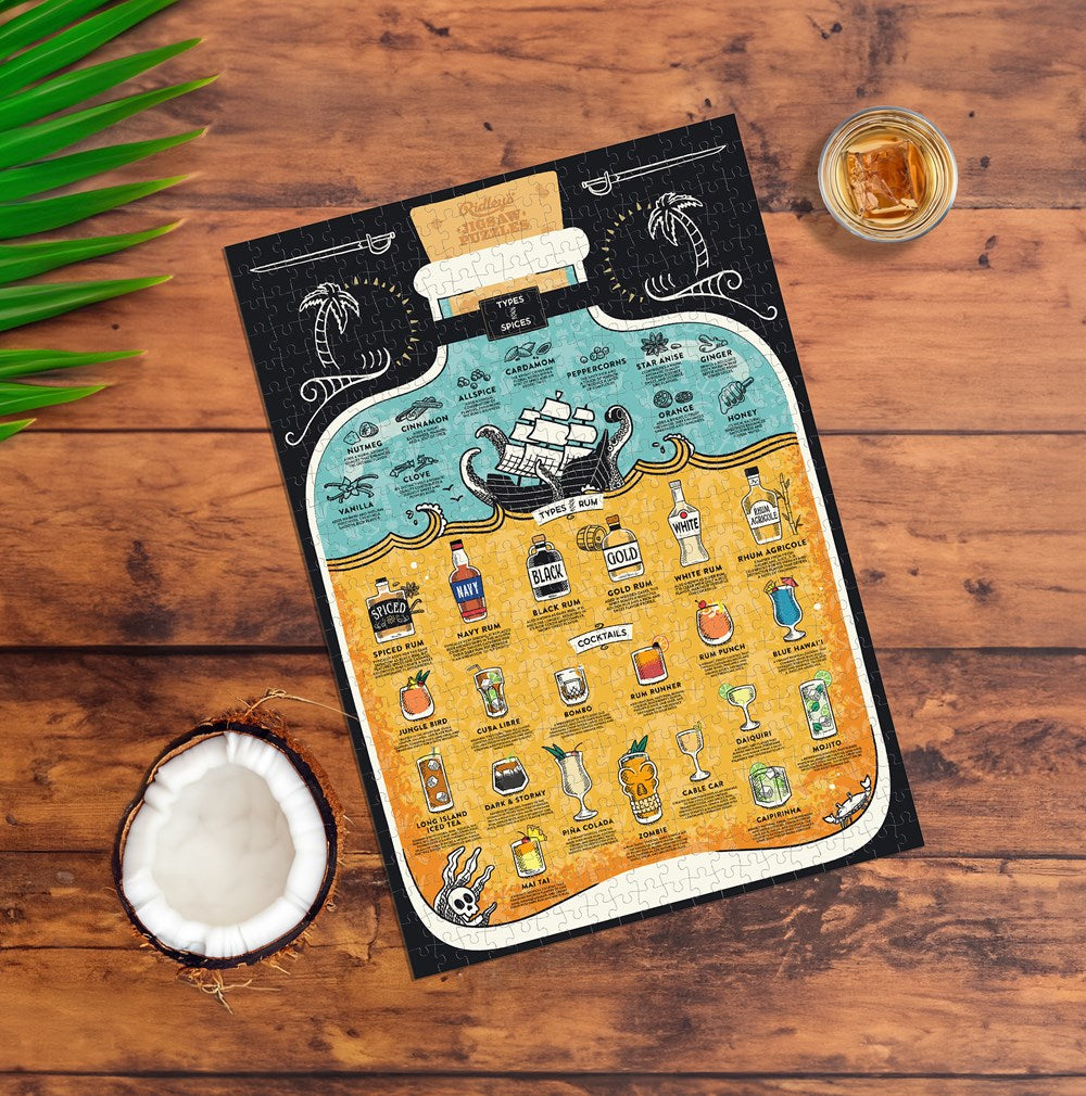Rum Lover's - 500 Piece Jigsaw Puzzle