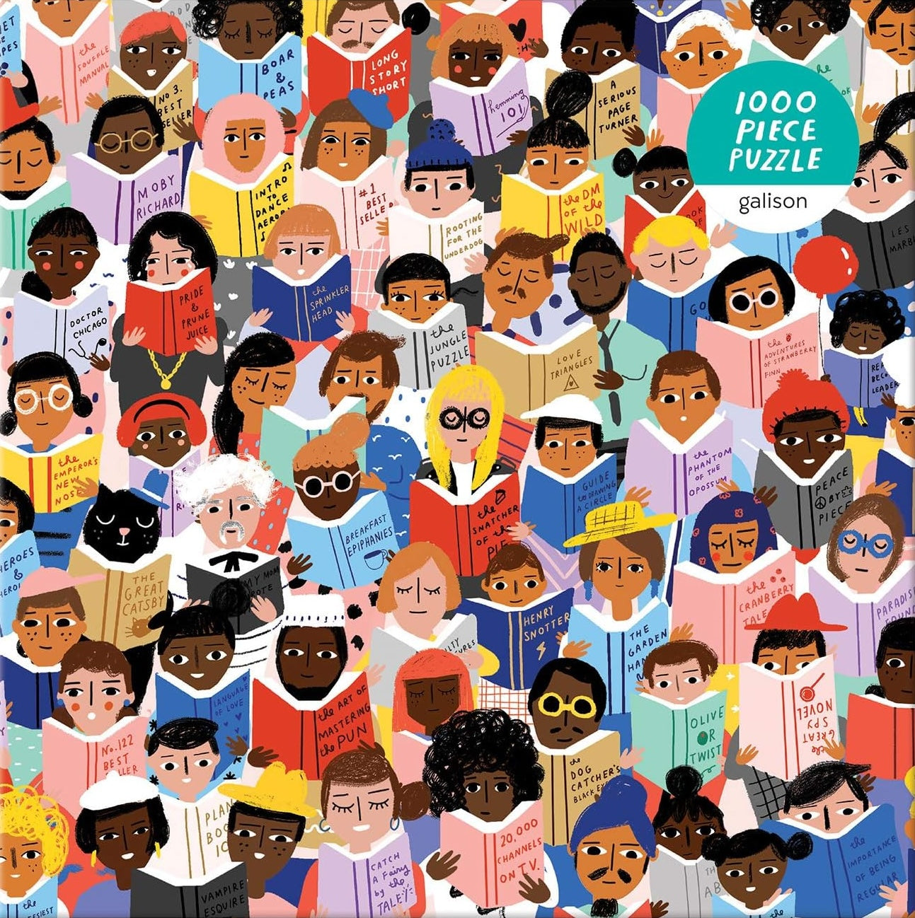 Book Club 1000 Piece Puzzle In a Square Box