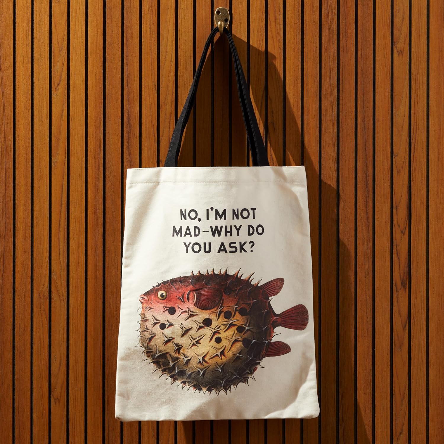 Judgy Fish Canvas Tote