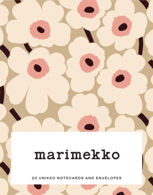 Marimekko Notes (Pastels) - 20 Unikko Notecards & Envelopes
