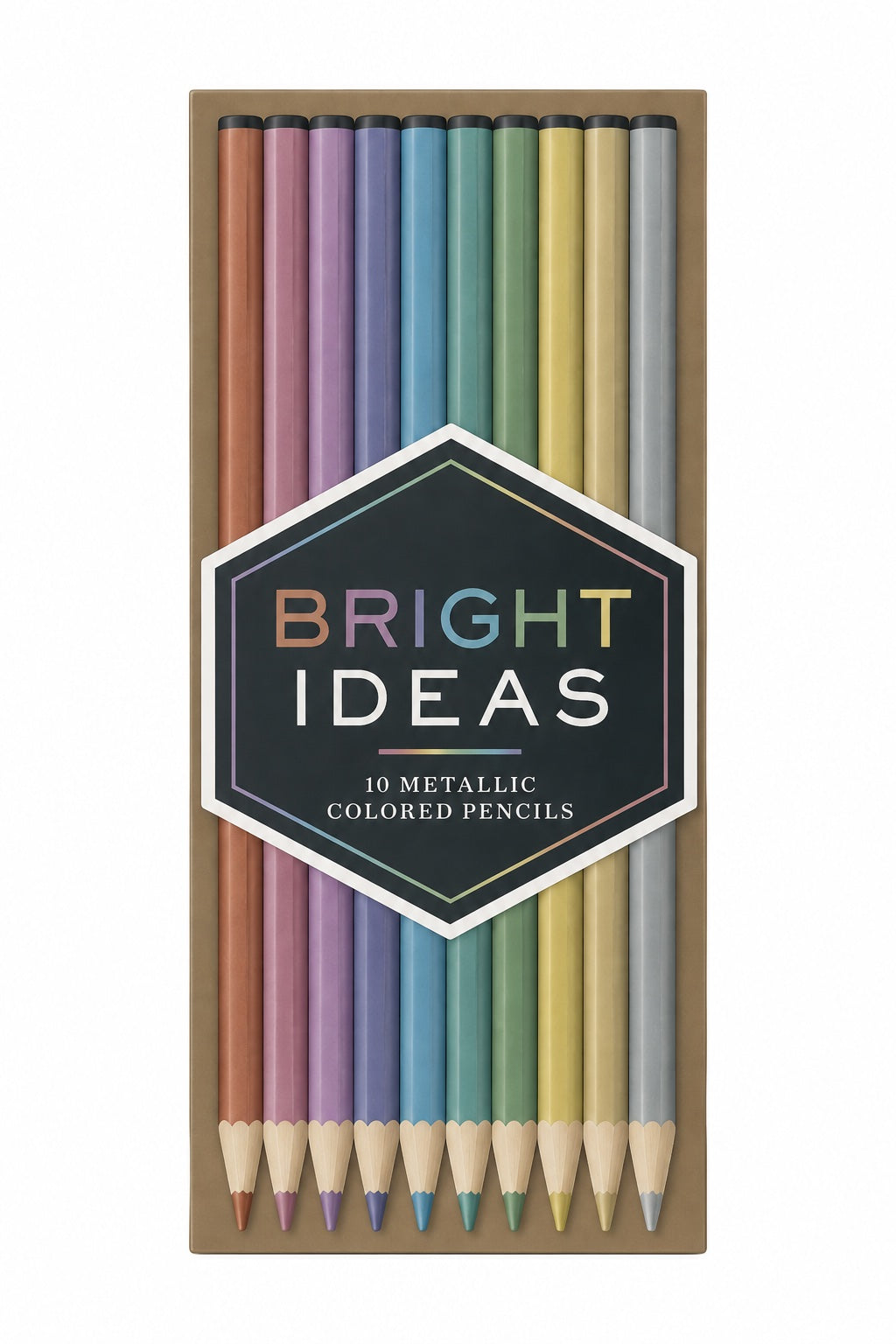 Bright Ideas Metallic Colored Pencils: 10 Colored Pencils