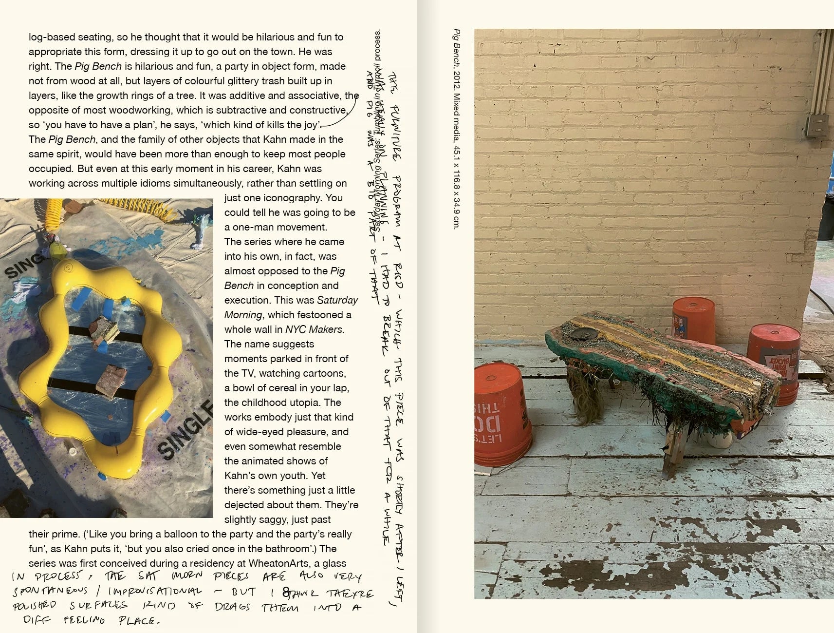 Casually Sauntering the Perimeter of Now. Misha Kahn