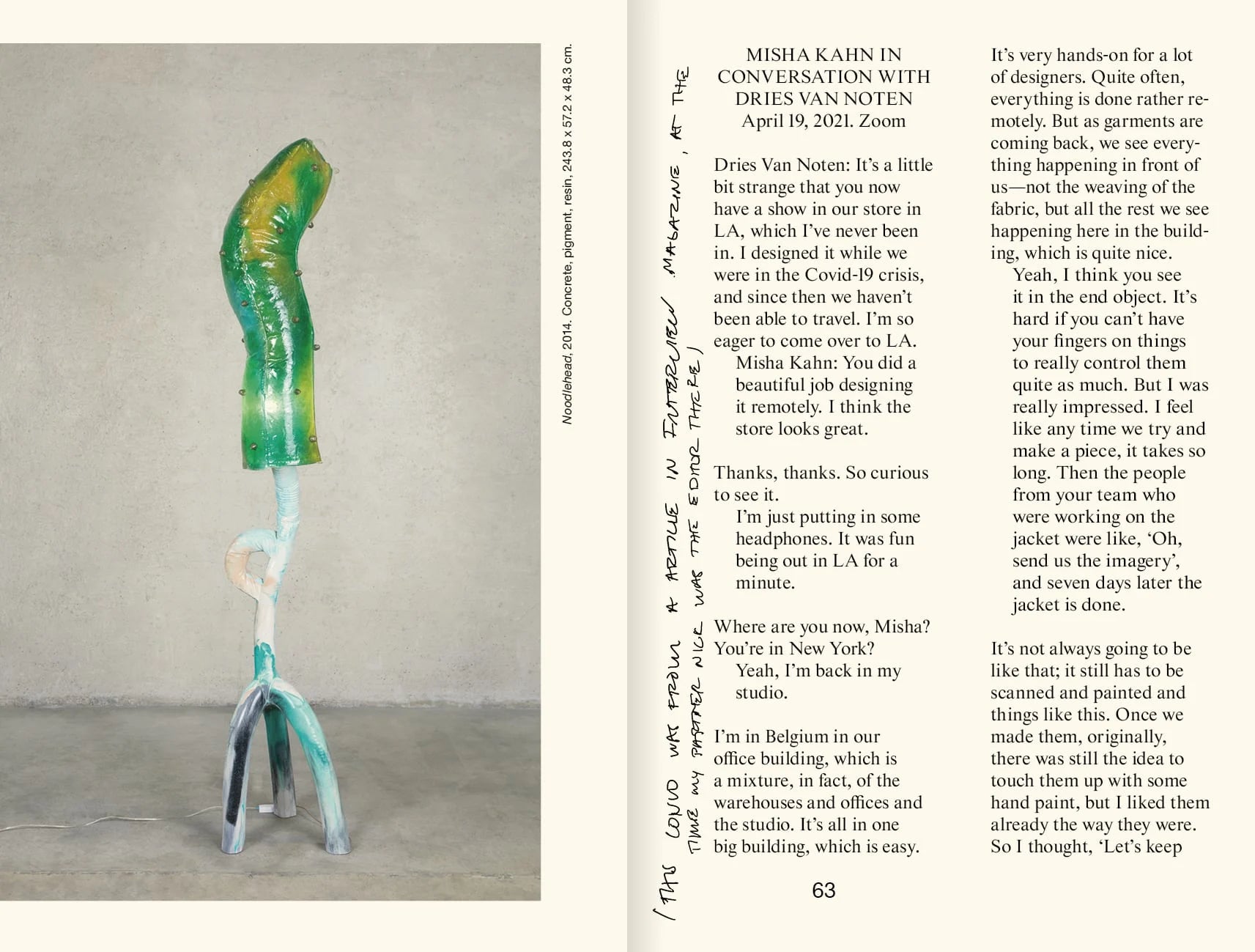 Casually Sauntering the Perimeter of Now. Misha Kahn