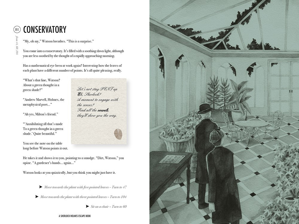 Sherlock Holmes Escape Book - Adventure of the Analytical Engine