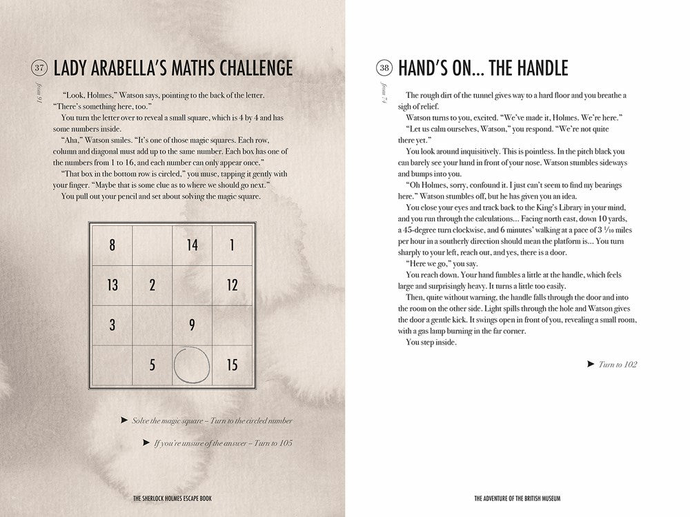 Sherlock Holmes Escape Book - Adventure of the British Museum