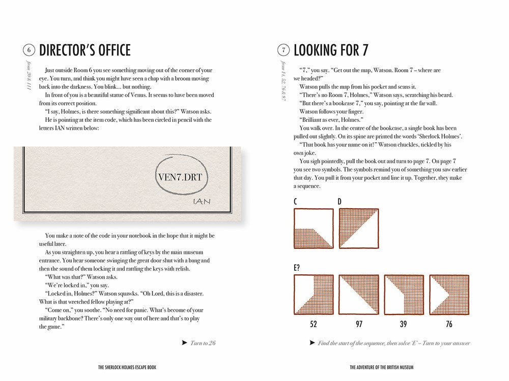 Sherlock Holmes Escape Book - Adventure of the British Museum