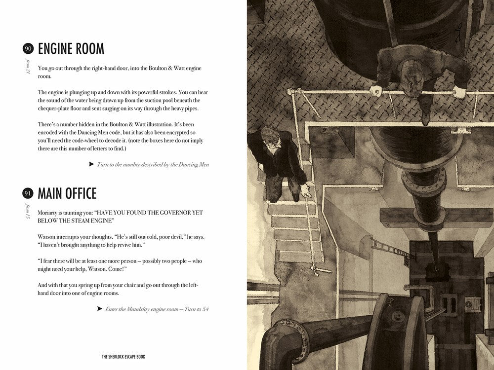 Sherlock Holmes Escape Book - The Adventure of the London Waterworks