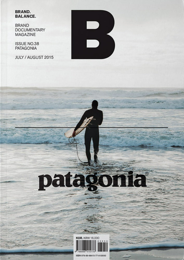 patagonia 雑誌 Magazine B Issue 38 PATAGONIA