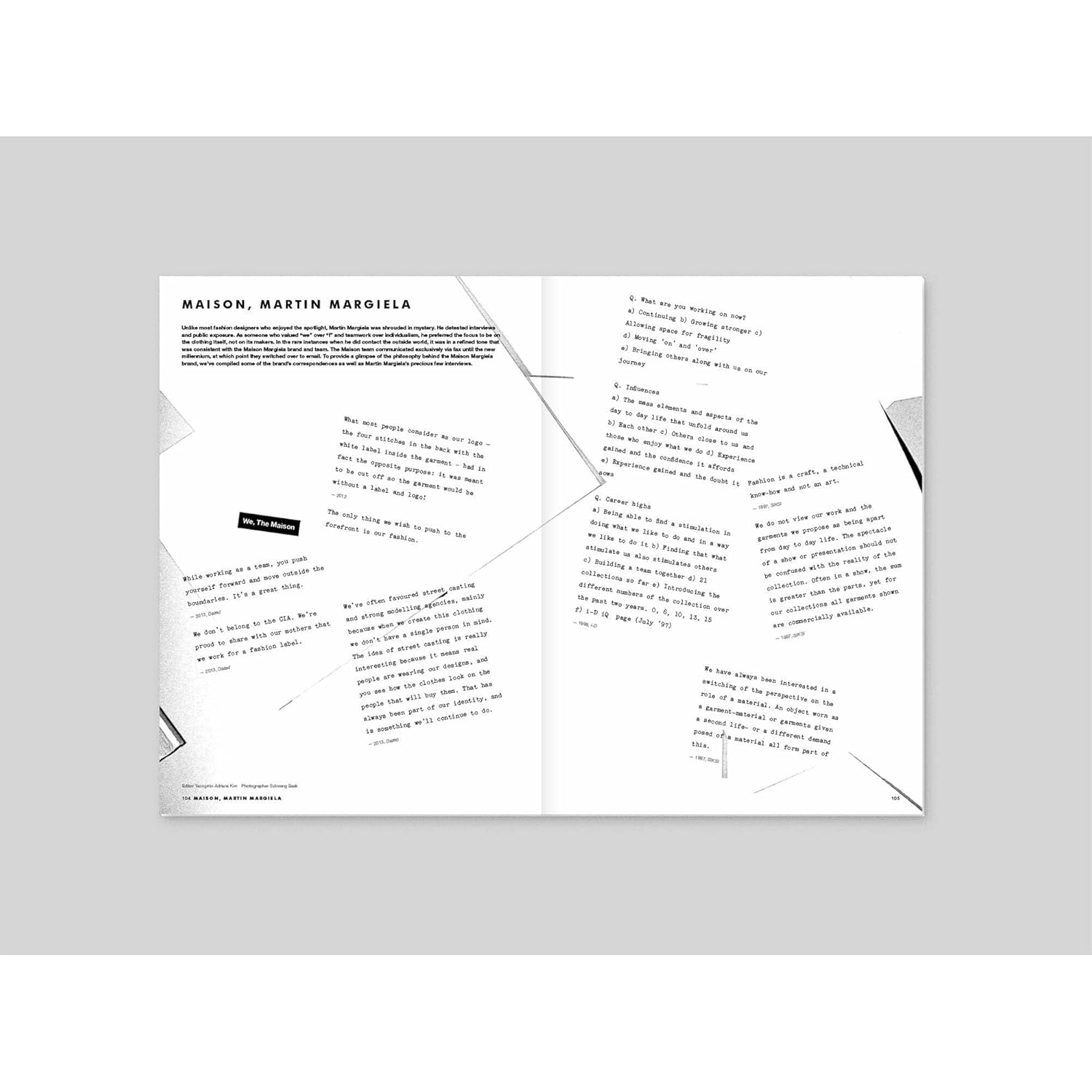 Magazine B Issue 54 MAISON MARGIELA