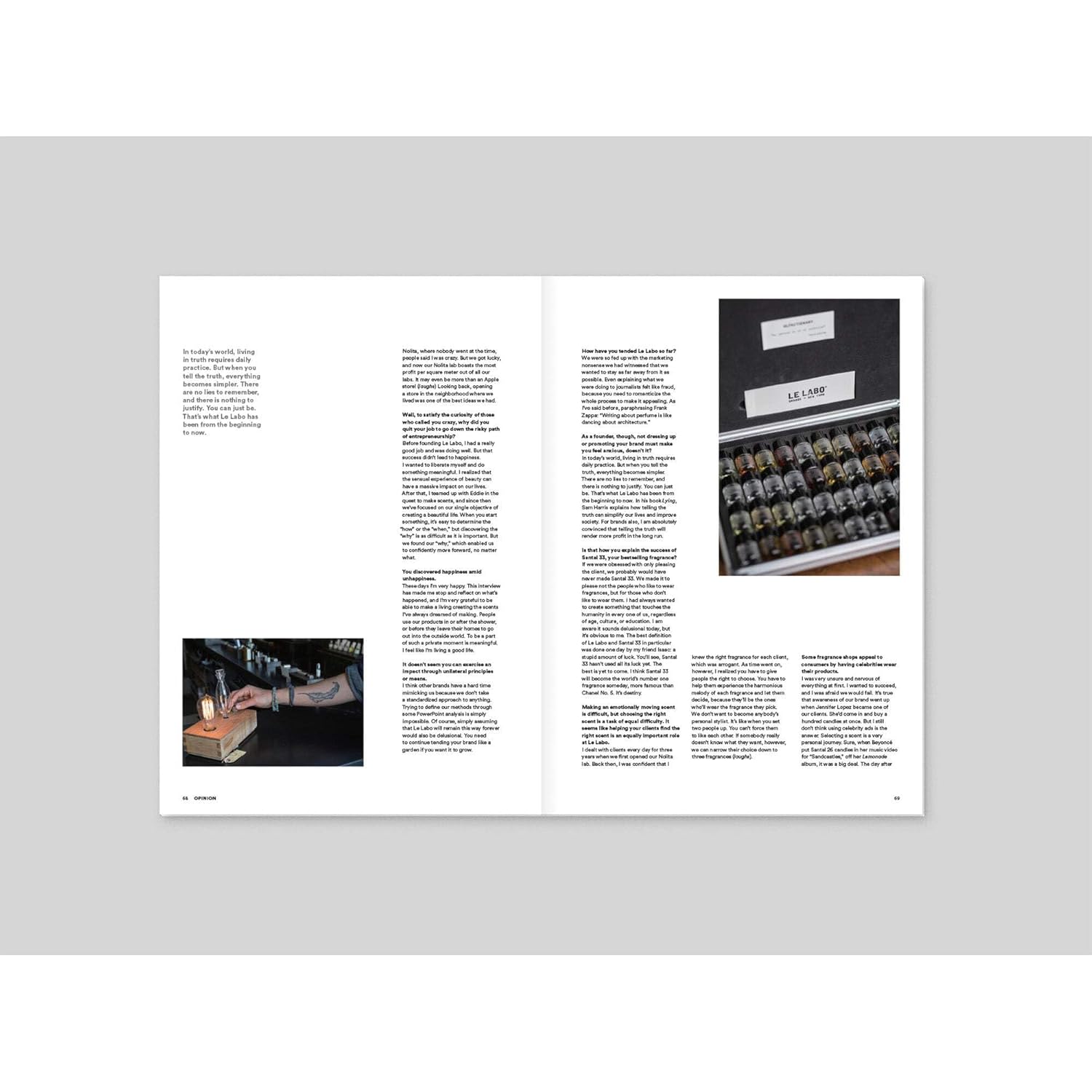 Magazine B Issue 65 LE LABO