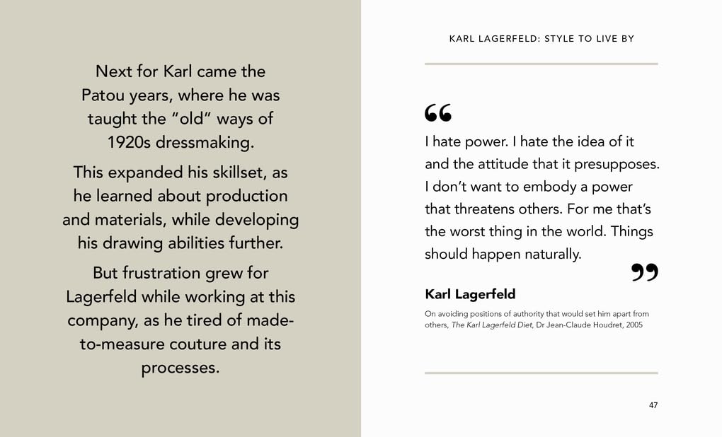 The Little Guide to Karl Lagerfeld