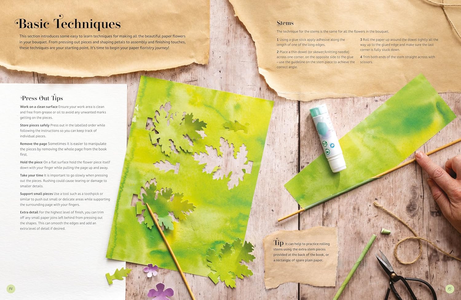 The Bouquet in a Book