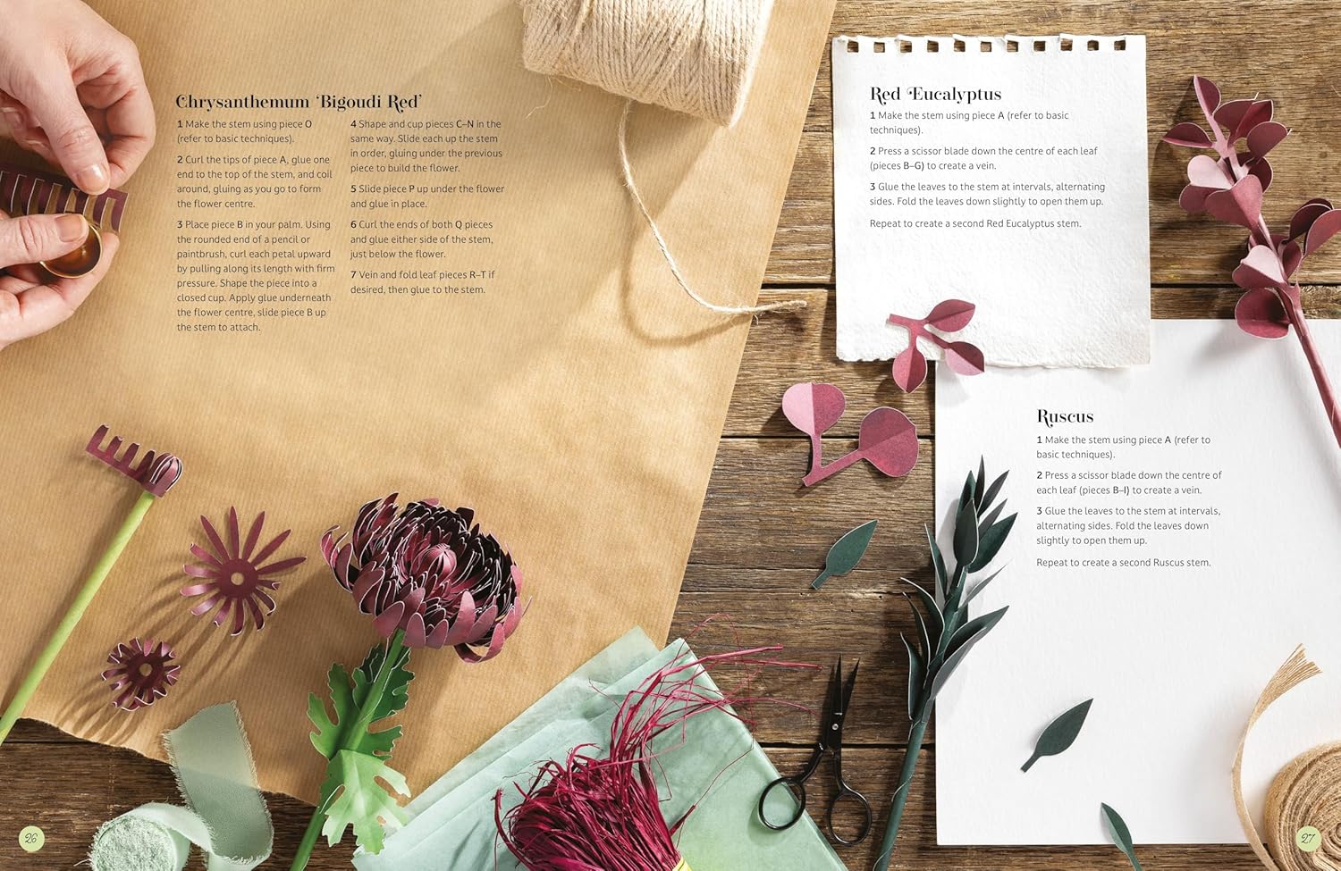 The Bouquet in a Book - Winter