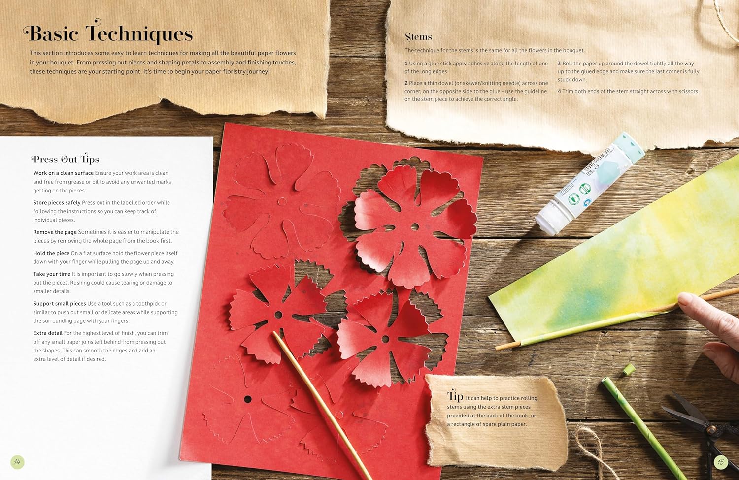 The Bouquet in a Book - Winter