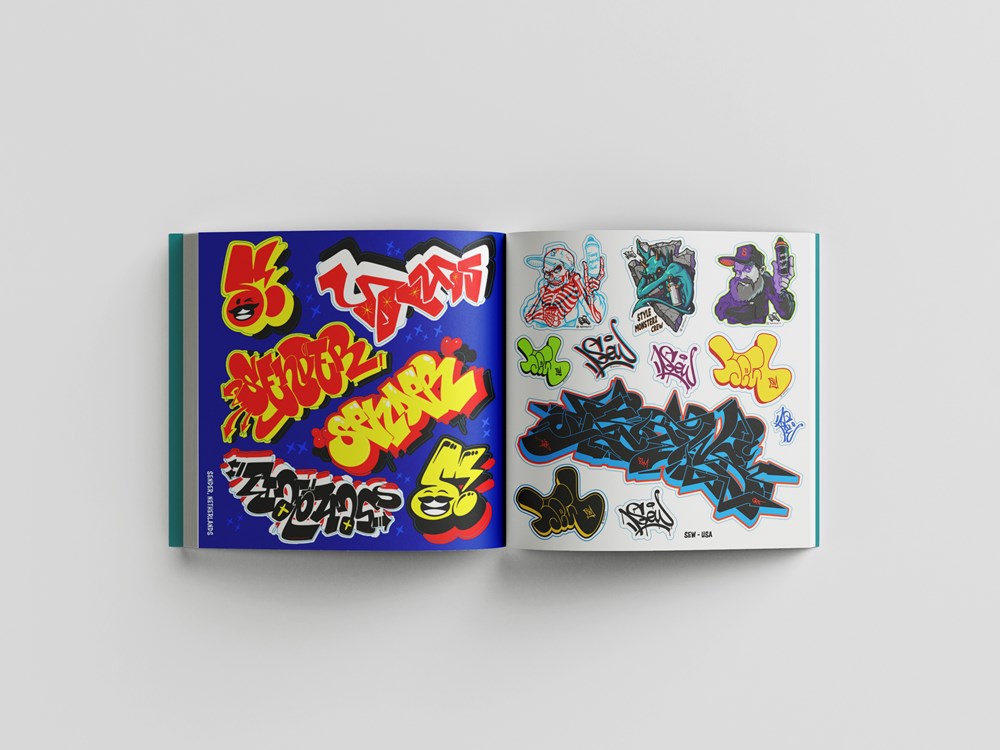 The Graffiti Sticker Book