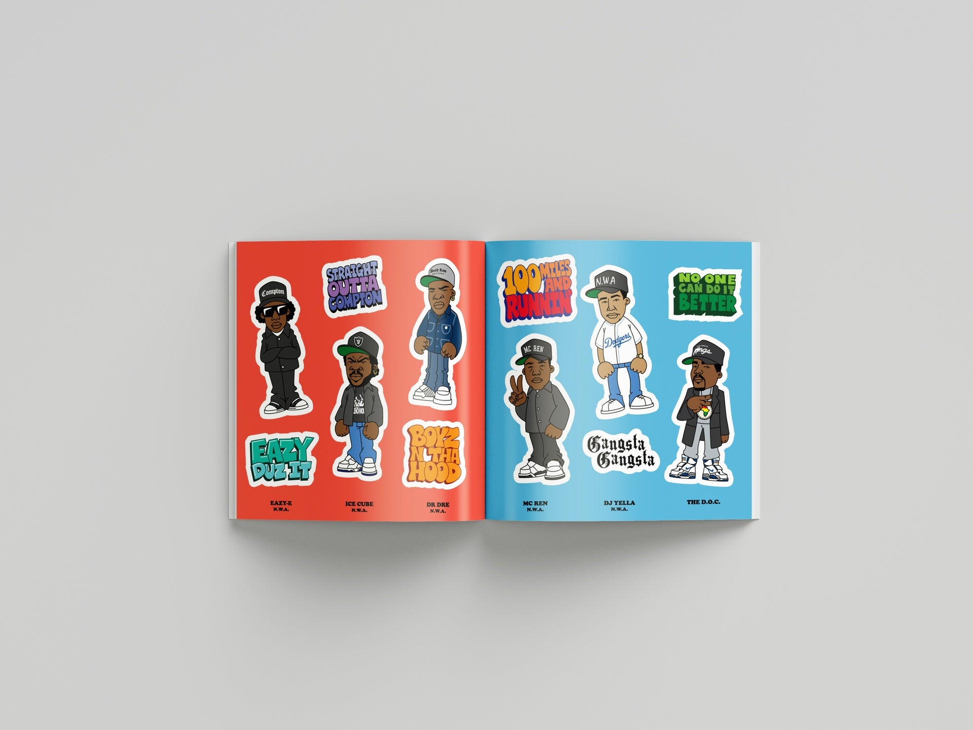Hiphop Sticker Book