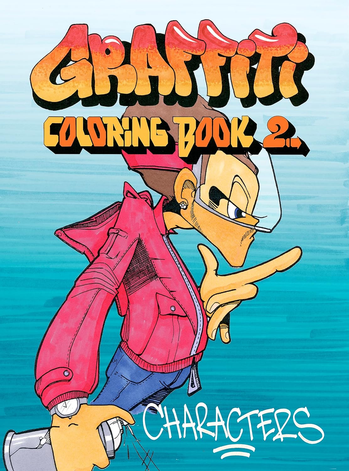 Graffiti Coloring Book 2: Characters