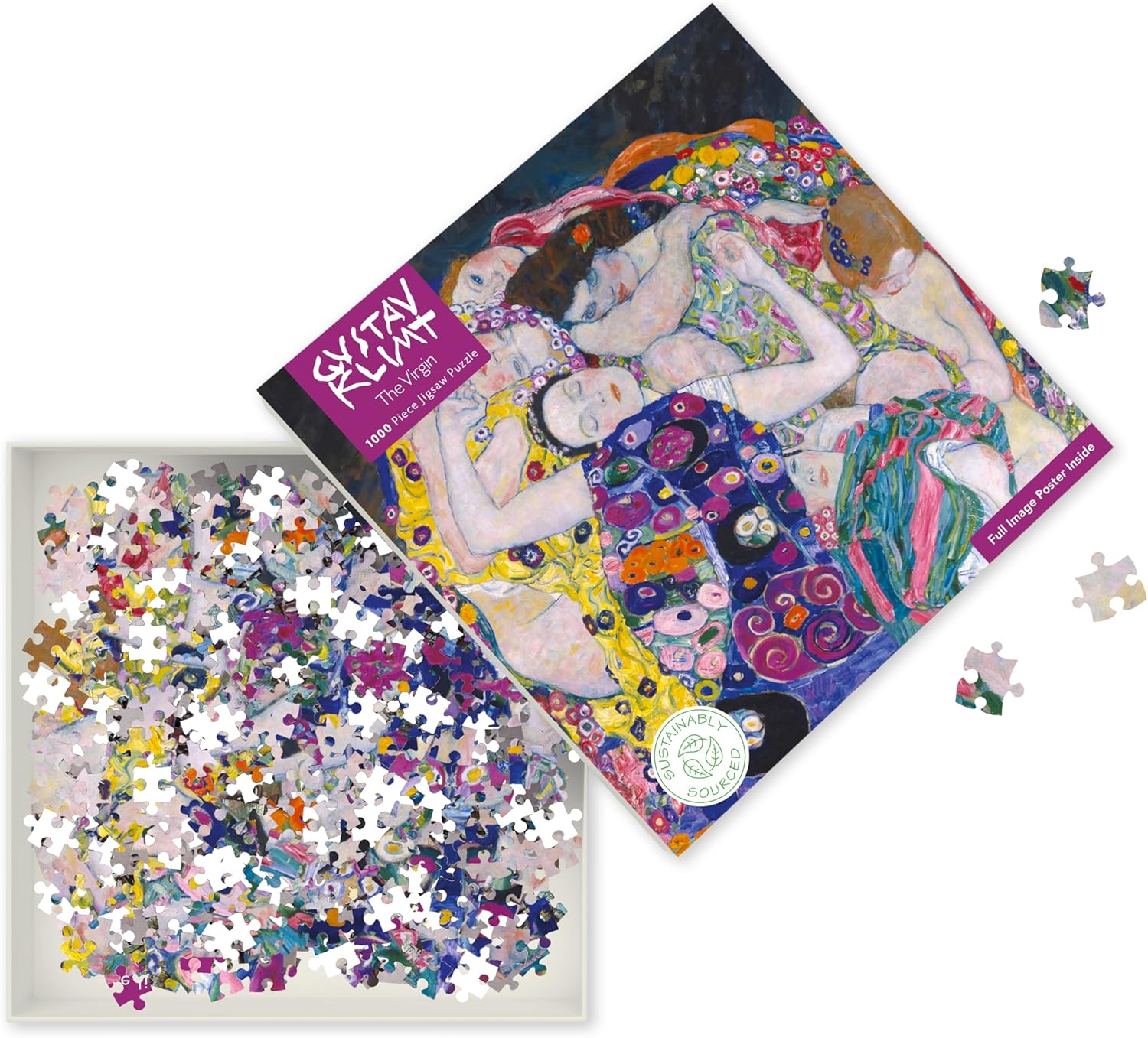 Gustav Klimt - The Virgin - 1000 Piece Jigsaw Puzzle