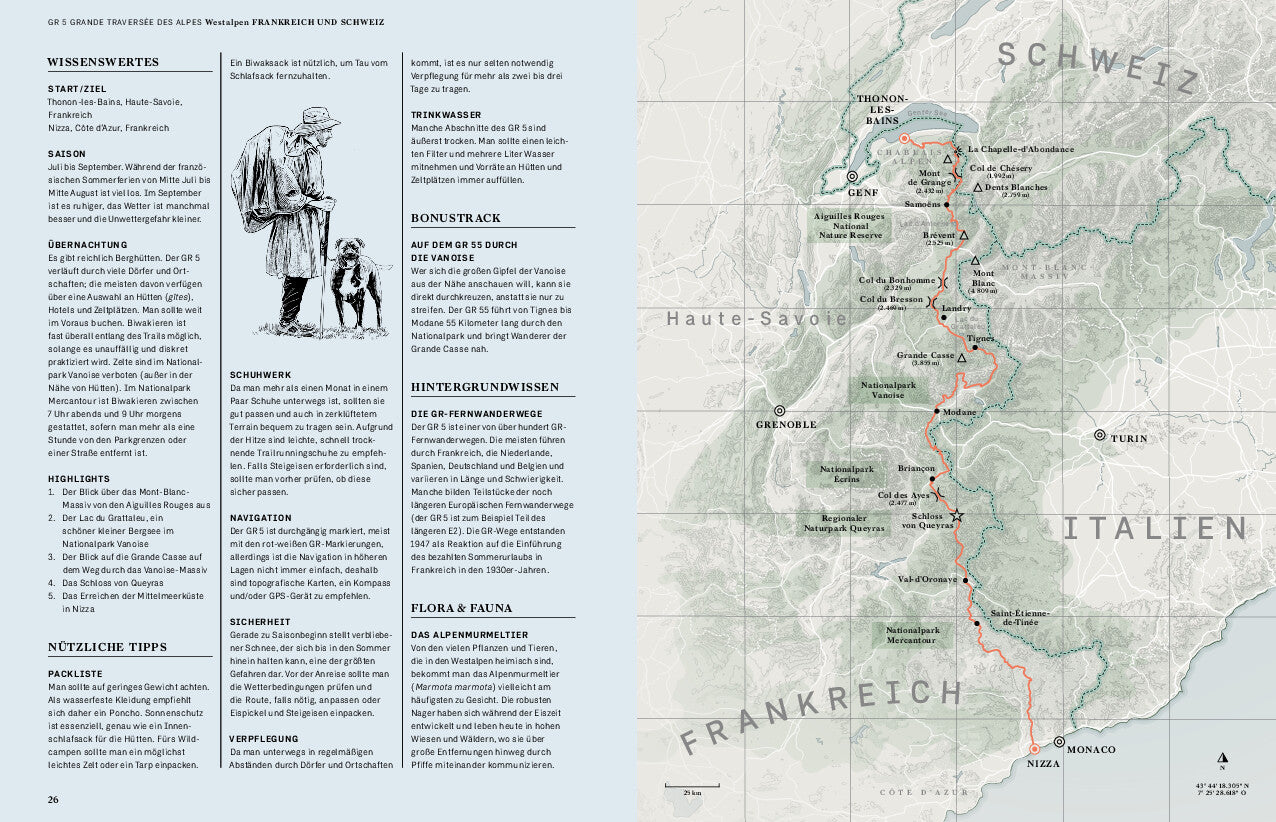 Wanderlust Alpen - German