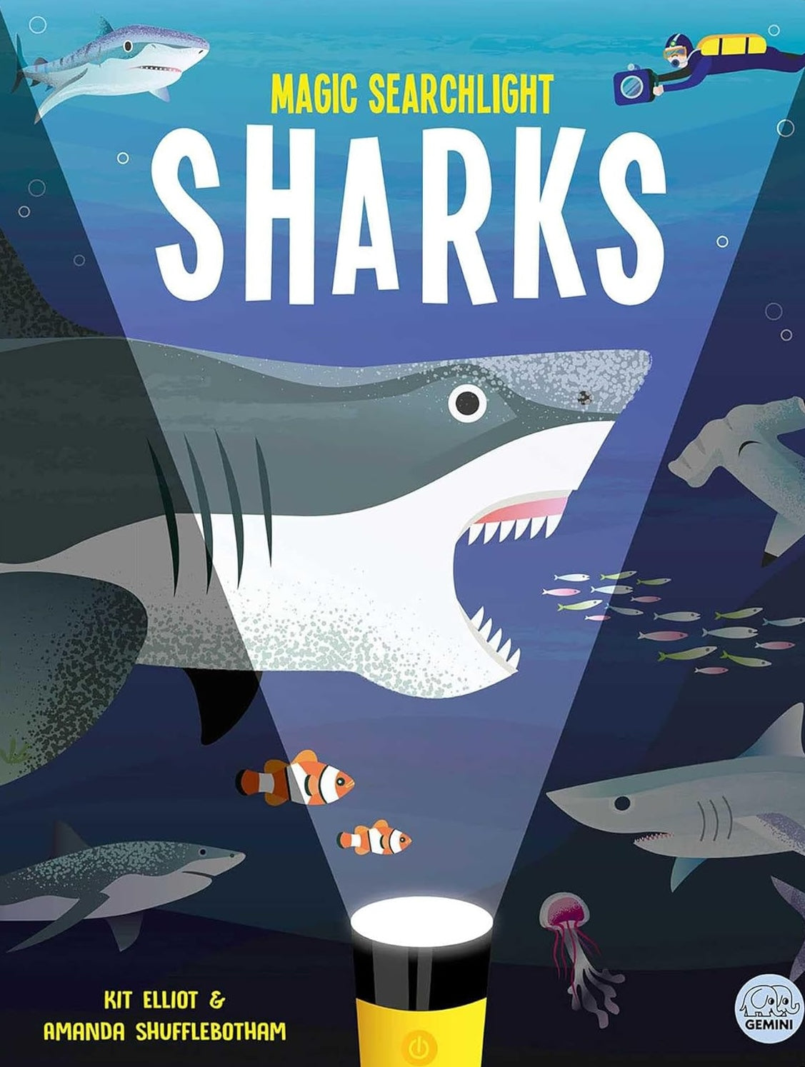 Magic searchlight - Sharks