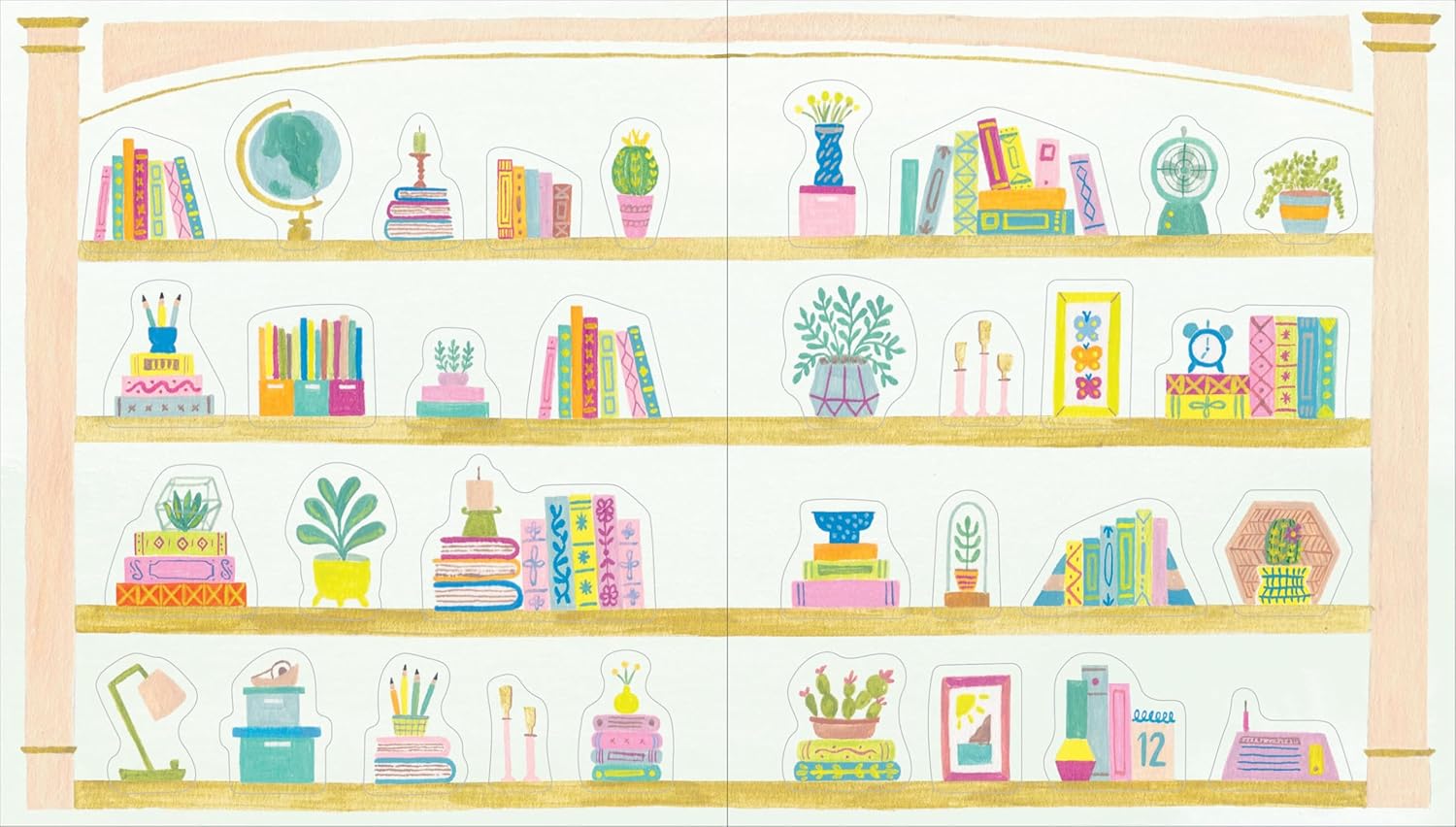 A Book Lover's Sticker Book