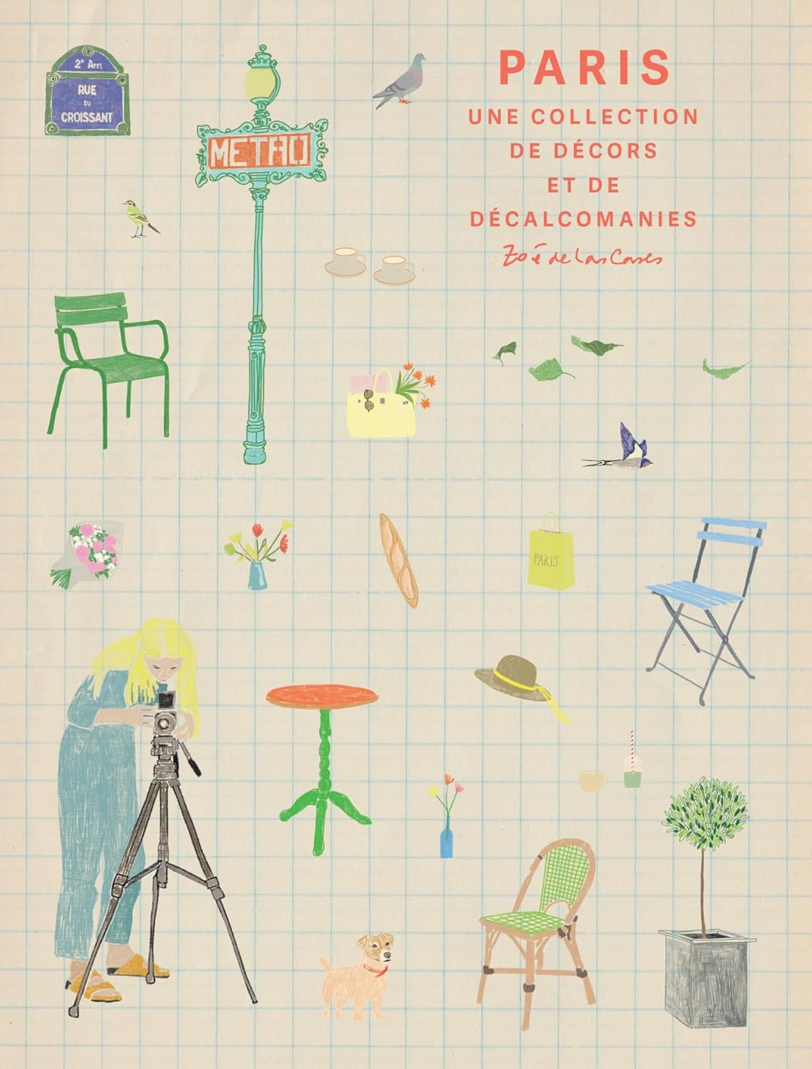 Décalcomanies Stickers - Zoé de Las Cases - French