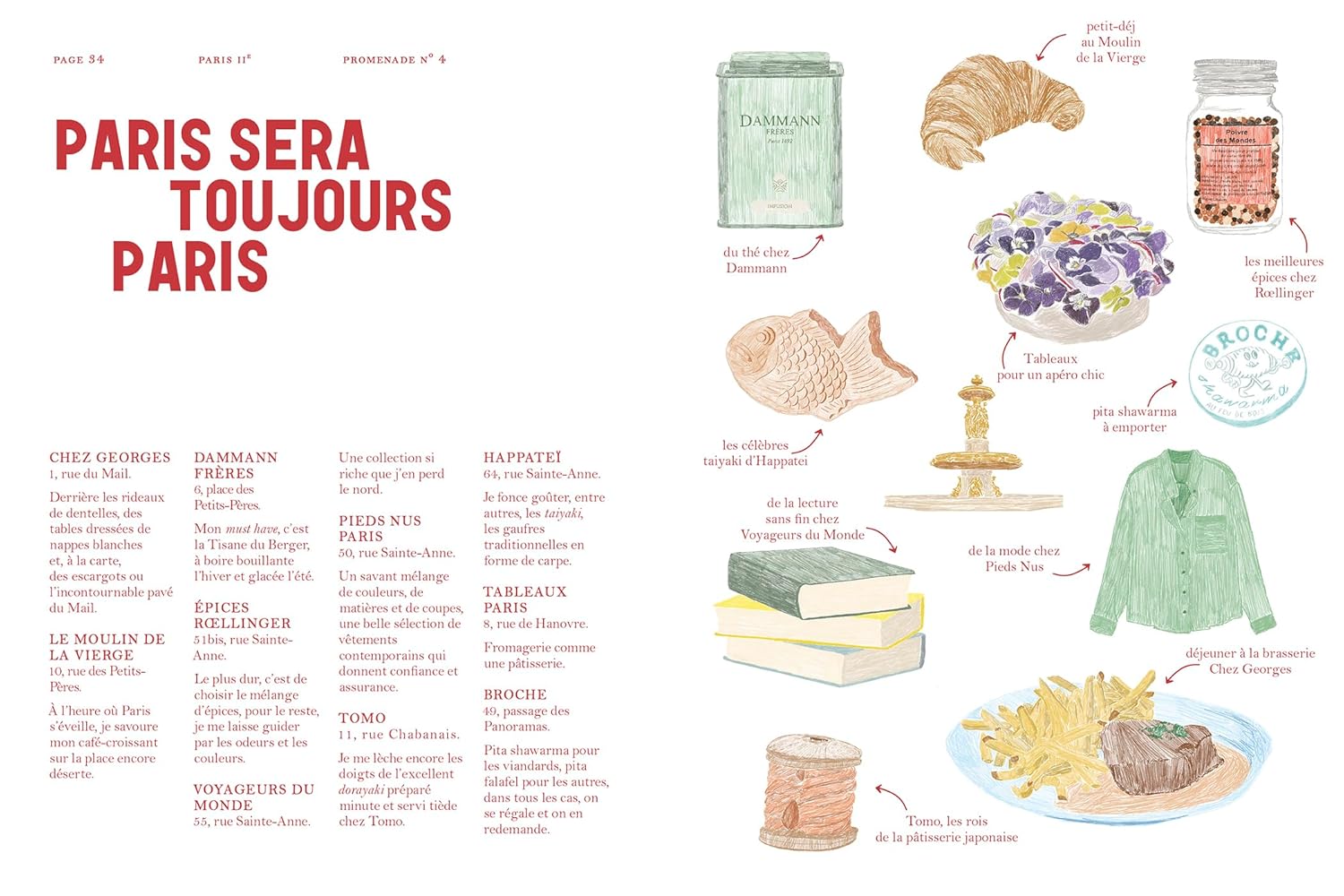 Paris Chéri Address Book - Zoé de Las Cases - French