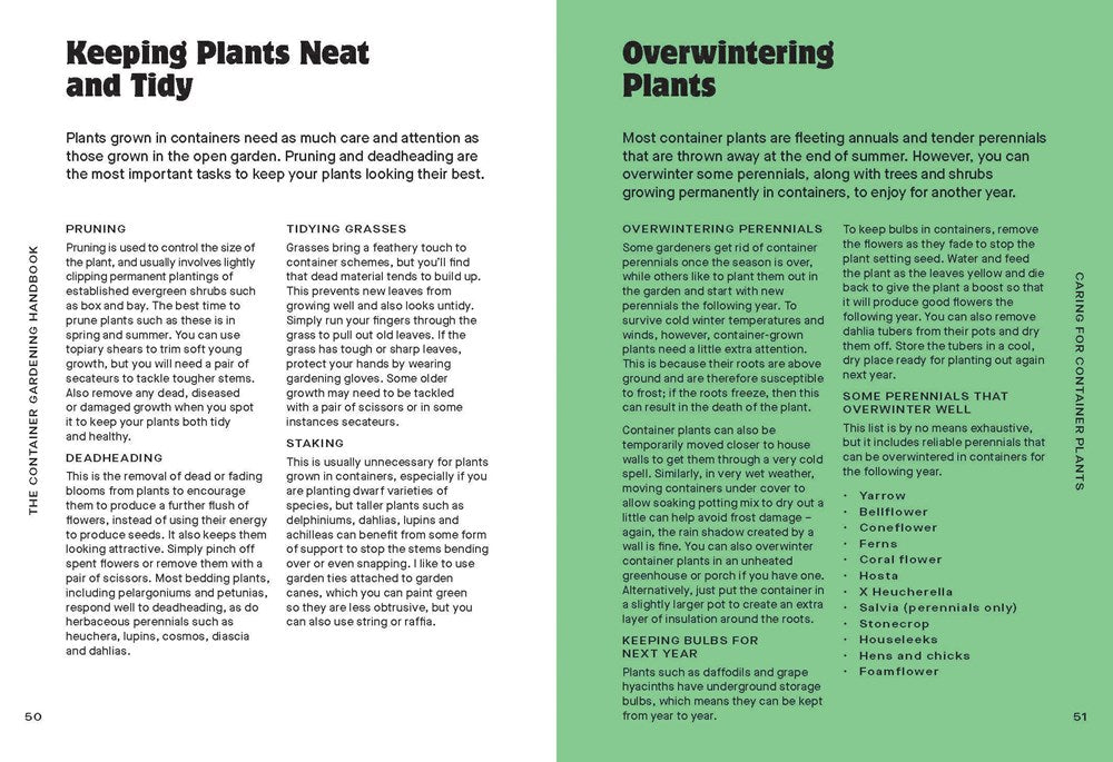 Container Gardening Handbook