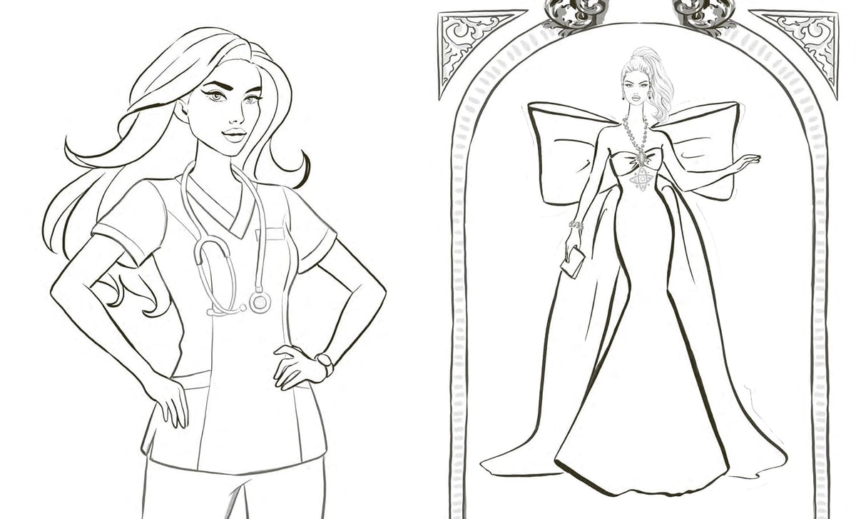 Barbie - Luxe Colouring