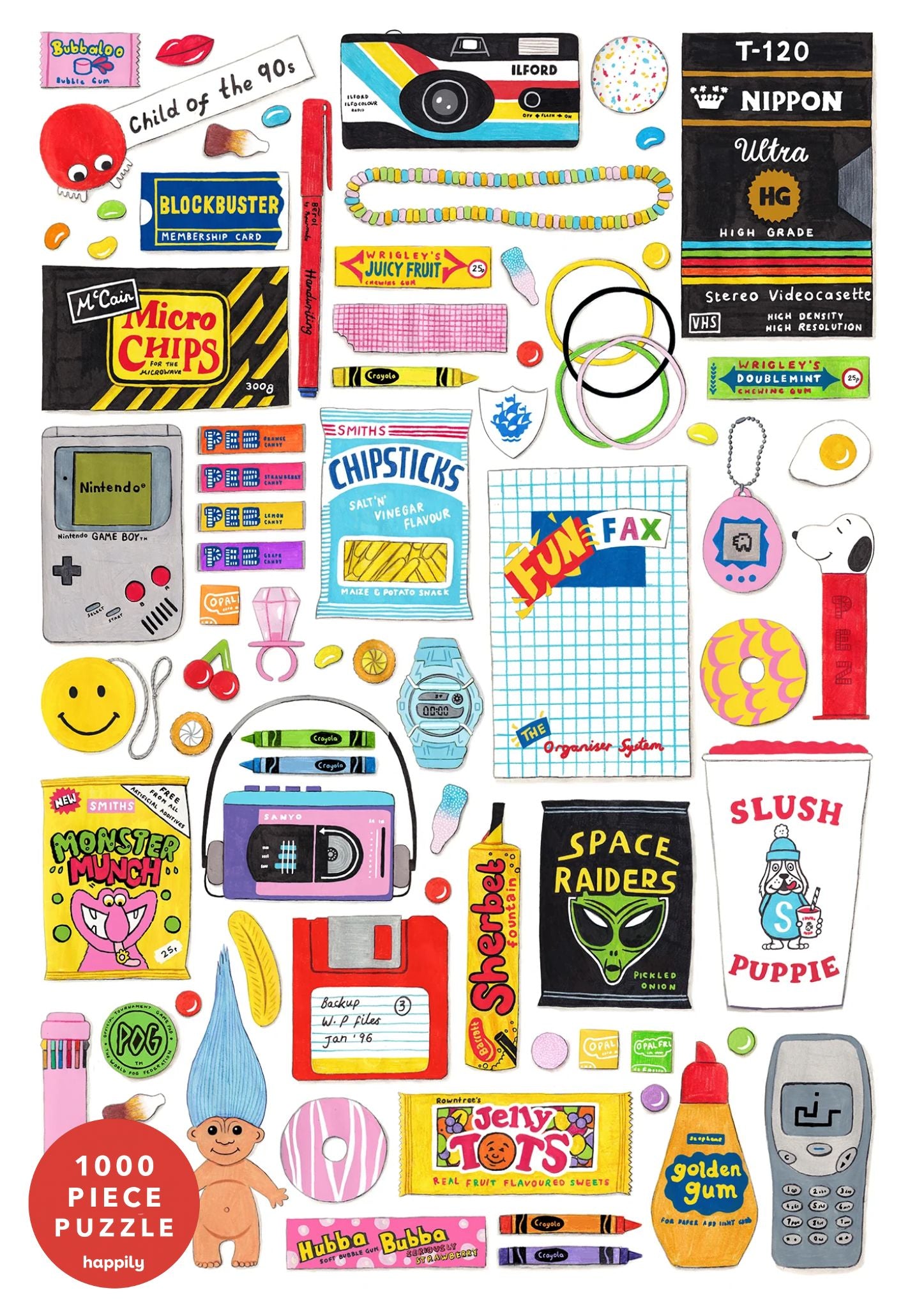 In the 90's - 1000 Piece Jigsaw Puzzle