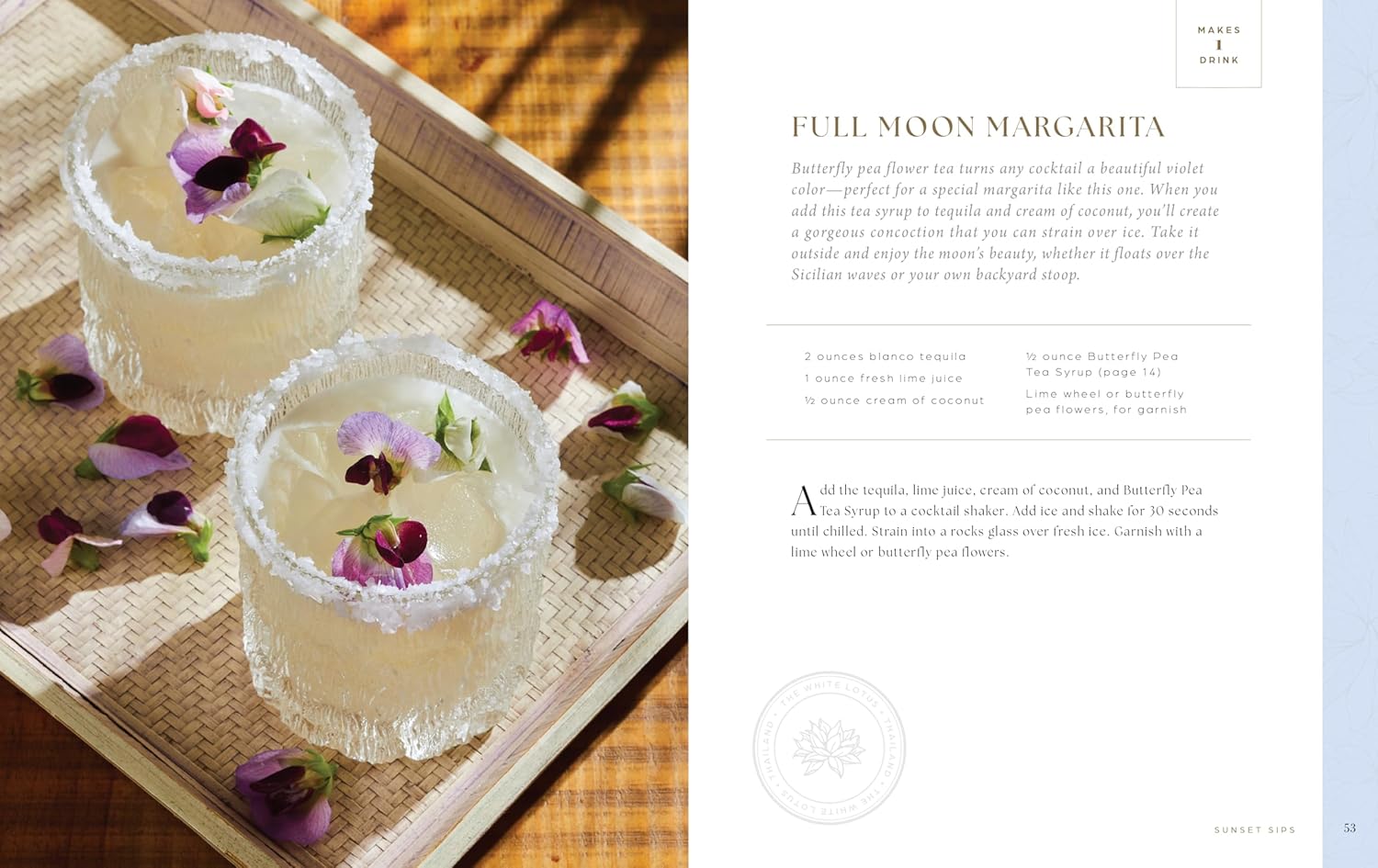 The White Lotus Official Cocktail Collection