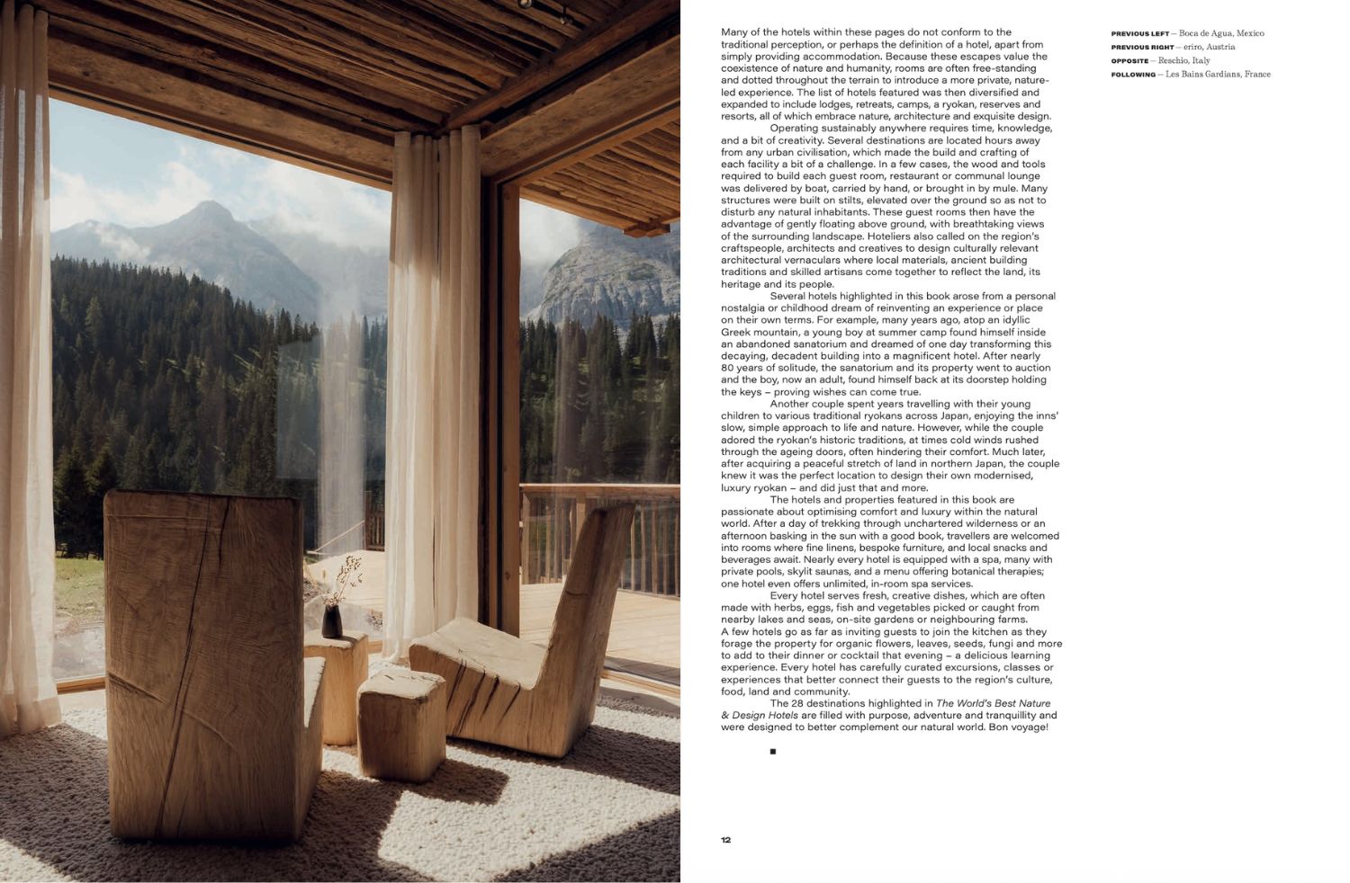 The World’s Best Nature & Design Hotels