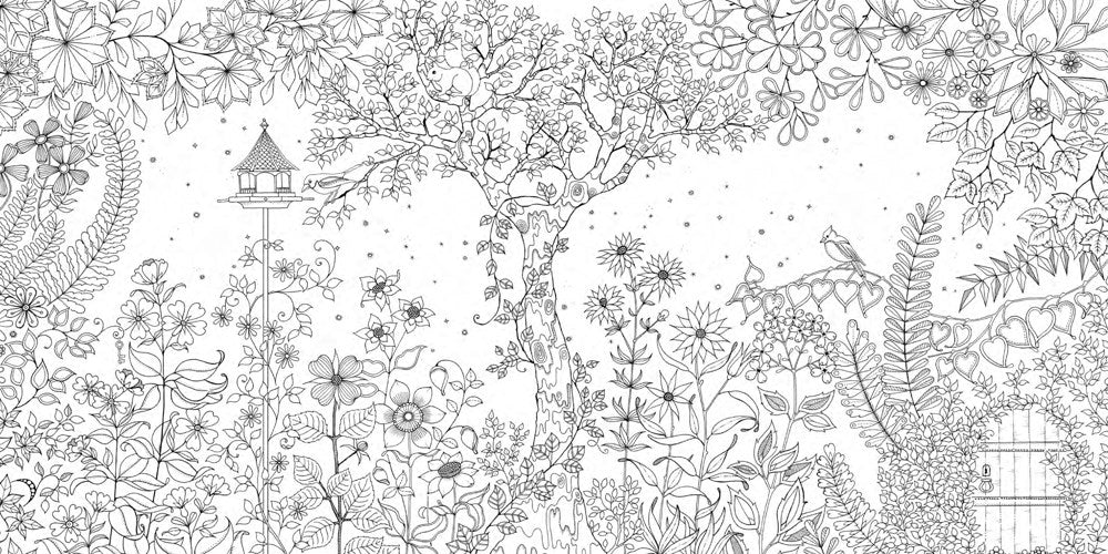 Secret Garden. Treasure Hunt and Colouring Book