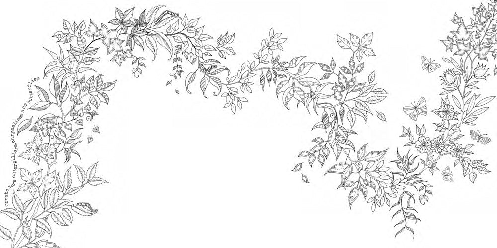 Secret Garden. Treasure Hunt and Colouring Book