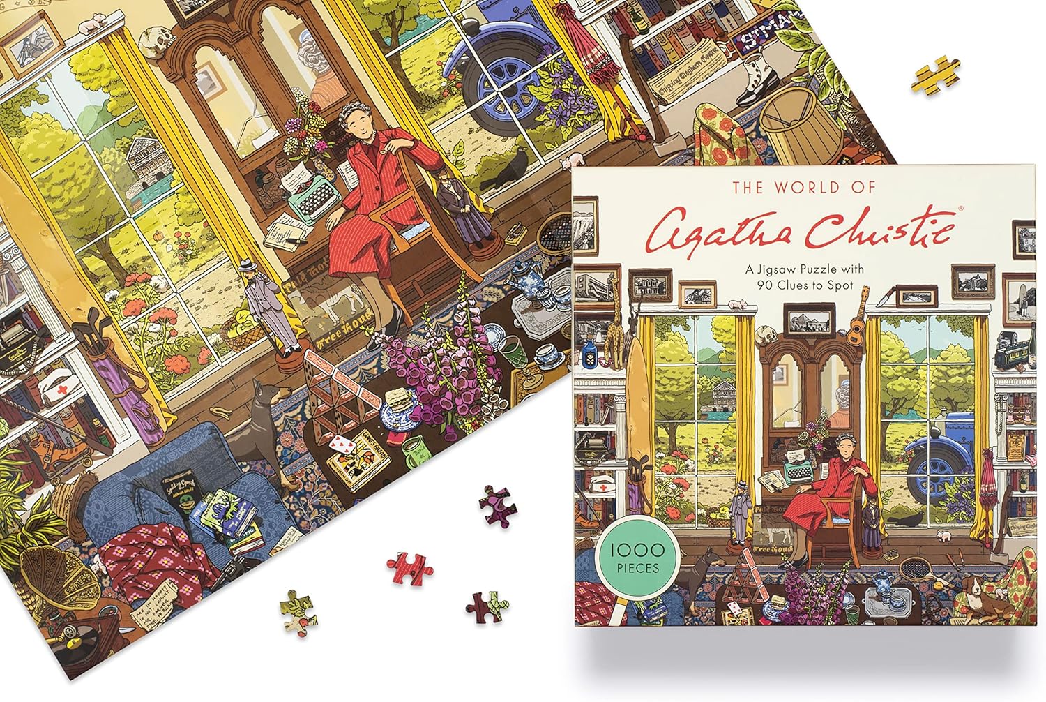 The World of Agatha Christie: 1000-piece Jigsaw