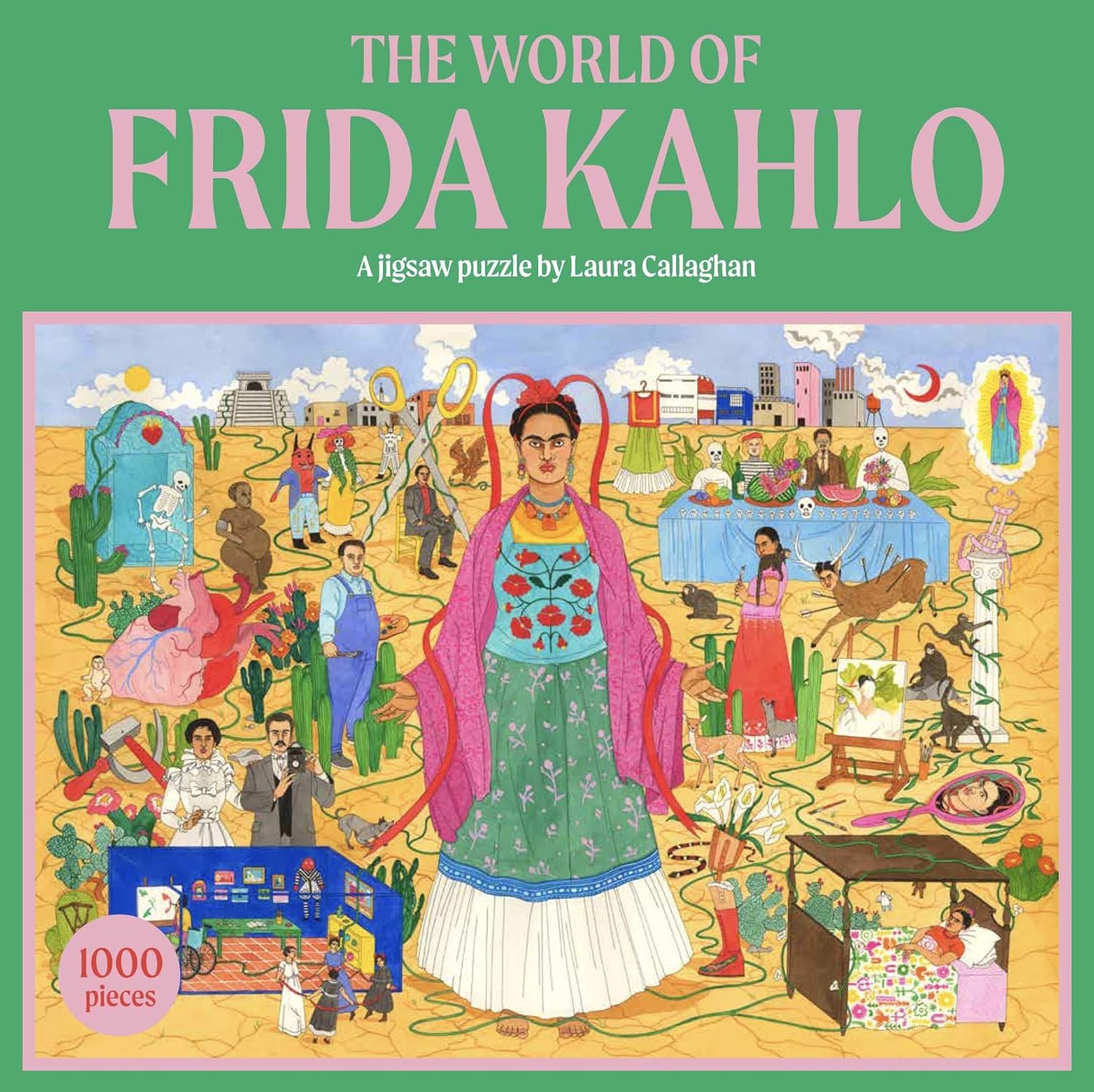 The World of Frida Kahlo - 1000 Piece Puzzle