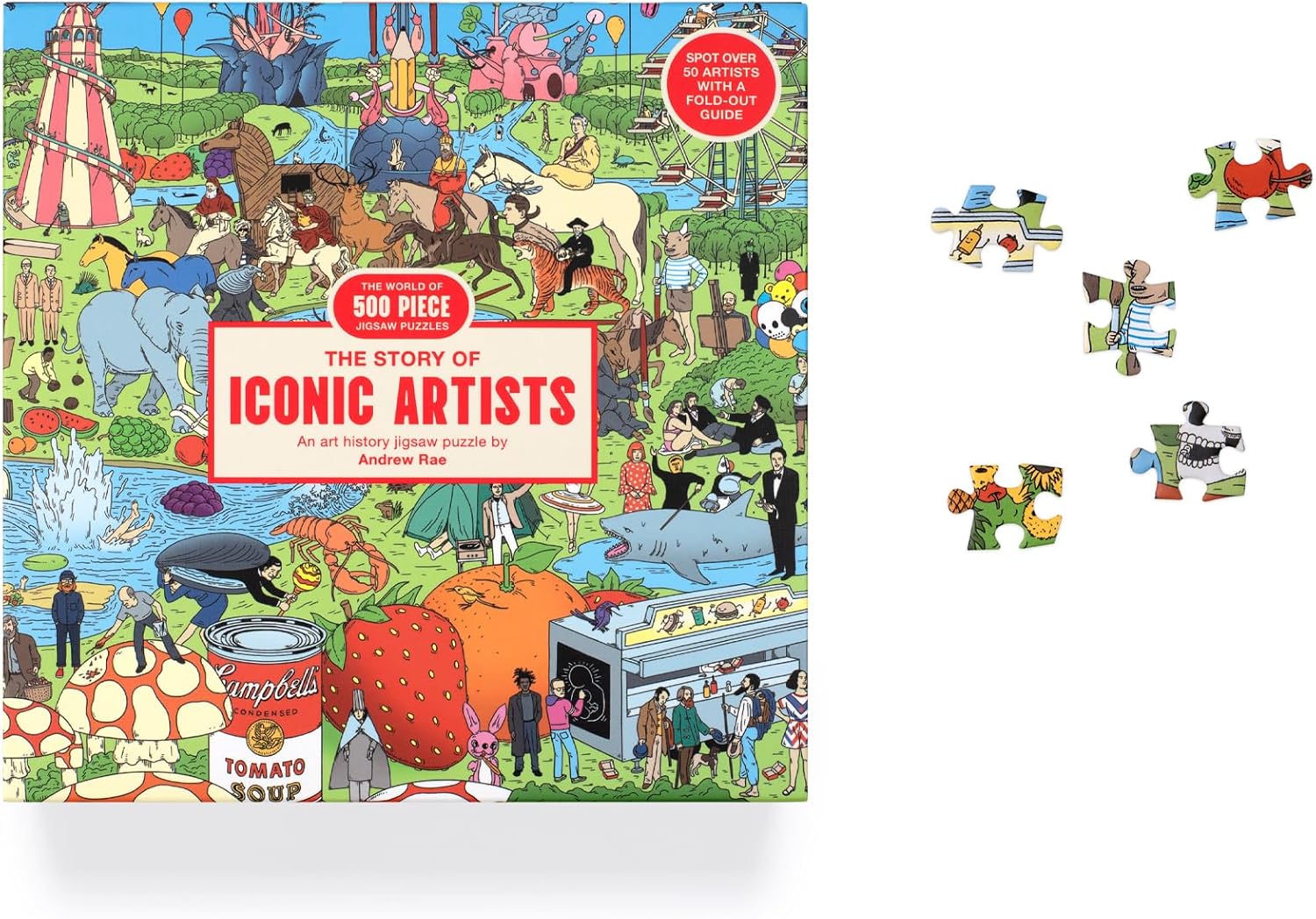 The Story of Iconic Artists - 500 Piece Puzzle